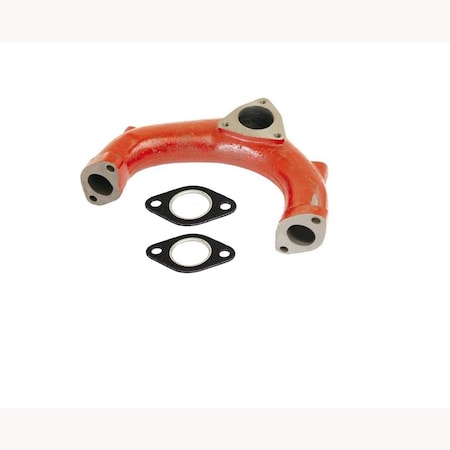 Aic Replacement Parts 957E9430B Horizontal Exhaust Manifold w Gaskets Fits Ford NH Dexta Super Dexta 957E9430B-GASKET